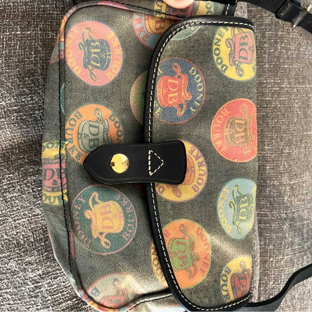 Dooney & Bourke Colorful Logo Crossbody Bag